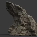 Natural Rock Formation With Rough Surface Texture And Geological Features